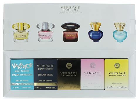 versace miniature set harga|Versace Versace Miniatures Collection Women 5 Pc Mini Gift Set.